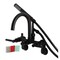 Aqua Vintage AE8150DKL 7-Inch Adjustable Wall Mount Clawfoot Tub Faucet, Matte Black AE8150DKL - alternate 1